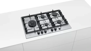 Варильна поверхня Bosch газова, 75см, чавун, нерж №3