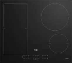 Варильна поверхня Beko індукційна, 60см, розширена зона, чорний