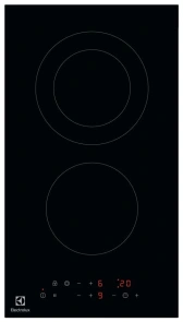 Варочная поверхность Electrolux электрическая стеклокерамическая, 30см, Домино, черный №2