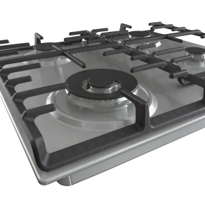 Варильна поверхня Gorenje газова, 60см, чавун, нерж №6