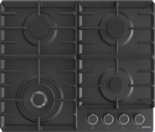 Варильна поверхня Gorenje газова, 60см, чавун, чорний №8