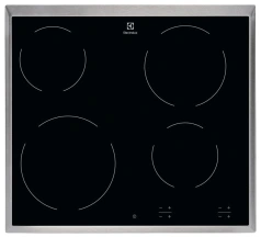 Варочная поверхность Electrolux электрическая стеклокерамическая, 60см, черный