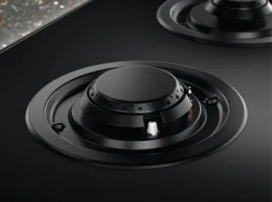 Варочная поверхность Electrolux комбинированная (2 газ + 2 инд), 60см, расширенная зона, чугун, черный №4
