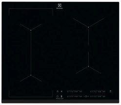 Варочная поверхность Electrolux индукционная, 60см, расширенная зона, Hob2Hood, черный
