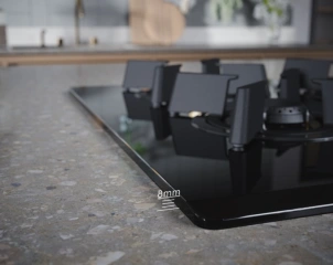 Варочная поверхность Electrolux газовая на стекле, 60см, чугун, электрон. управление, Hob2Hood, черный №3
