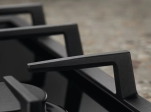 Варочная поверхность Electrolux газовая на стекле, 60см, чугун, черный №4