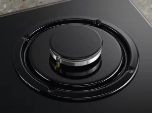 Варочная поверхность Electrolux газовая на стекле, 60см, чугун, черный №6