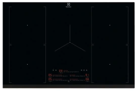 Варочная поверхность Electrolux индукционная, 80см, расширенная зона, Hob2Hood, черный