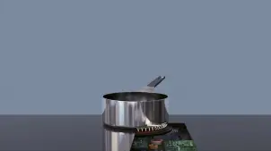 Варочная поверхность Electrolux индукционная, 80см, расширенная зона, датчик кипения, Hob2Hood, черный №9
