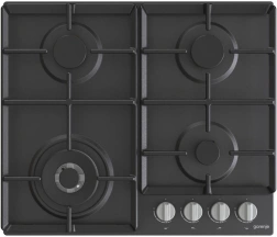 Варочная поверхность Gorenje газовая, 60см, чугун, черный
