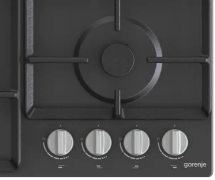 Варочная поверхность Gorenje газовая, 60см, чугун, черный №4