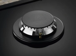 Варочная поверхность Electrolux газовая на стекле, 75см, чугун, черный №5