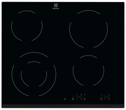 Варочная поверхность Electrolux электрическая стеклокерамическая, 60см, черный