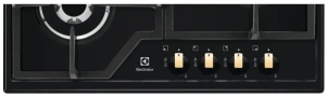 Варочная поверхность Electrolux газовая, 60см, чугун, черный матовый №3