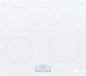 Варочная поверхность Bosch индукционная, 60см, расширенная зона, белый №1