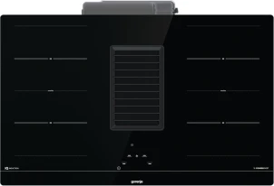 Варильна повверхня Gorenje індукційна, 83см, розширена зона, вбудована витяжка, 620м.куб/год, чорний №2