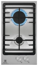 Варочная поверхность Electrolux газовая, 30см, чугун, Домино, нерж.