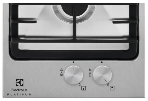 Варочная поверхность Electrolux газовая, 30см, чугун, Домино, нерж. №3