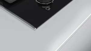Варильна поверхня Bosch газова на склі, 30см, Доміно, чавун, чорний №3