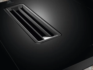 Варочная поверхность Electrolux индукционная, 80см, расширенная зона, встроенная вытяжка, Hob2Hood, черный №5