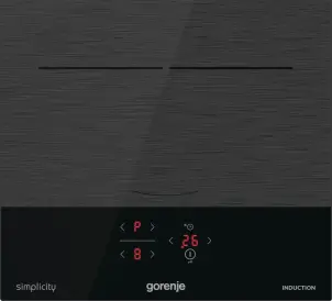Варильна поверхня Gorenje індукційна, 30см, Доміно, PowerBoost, поєднання конфорок, чорний №10