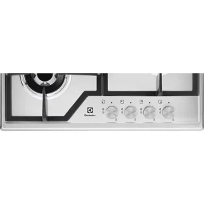 Варильна поверхня Electrolux газова, 60см, чавун, нерж №4