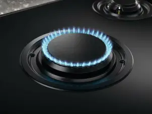 Варочная поверхность Electrolux комбинированная (2 газ + 3 инд), 90см, расширенная зона, чугун, черный №7