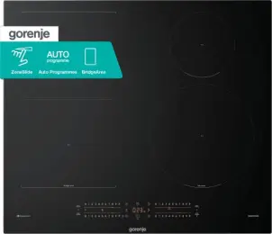 Варочная поверхность Gorenje индукционная, 60см, PowerBoost, SliderTouch, увеличенная площадь приготовления, черный №1