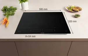 Варочная поверхность Gorenje индукционная, 60см, PowerBoost, SliderTouch, увеличенная площадь приготовления, черный №3