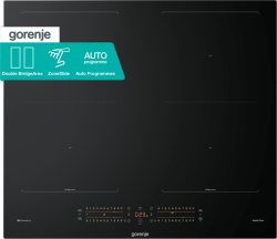 Варочная поверхность Gorenje индукционная, 60см, PowerBoost, TouchControl, Wi-Fi, увеличенная площадь приготовления, черный