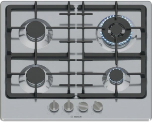 Варильна поверхня Bosch газова, 60см, чавун, WOK, нерж №2