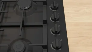 Варочная поверхность Bosch газовая, 60см, чугун, WOK, черный №3