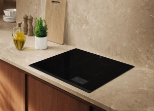 Варочная поверхность Electrolux индукционная, 60см, расширенная зона, датчик кипения, датчик жарки, сенсорный дисплей, Hob2Hood, черный №8