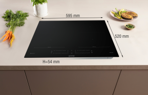 Варочная поверхность Gorenje индукционная, 60см, PowerBoost, TouchControl, Wi-Fi, увеличенная площадь приготовления, черный №9