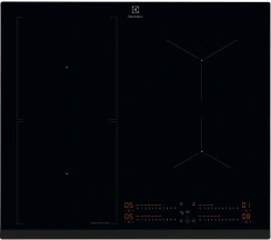 Варочная поверхность Electrolux индукционная, 60см, расширенная зона, датчик кипения, датчик жарки, Hob2Hood, черный