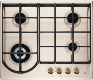 Варочная поверхность Electrolux газовая Rococo, 60см, чугун, шампань. №1