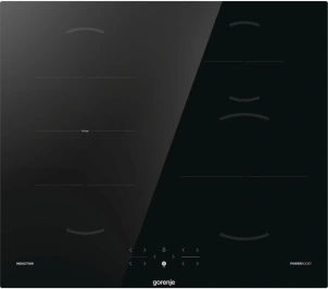 Варильна поверхня Gorenje індукційна, 60см, PowerBoost, TouchControl, поєднання конфорок, чорний №1