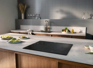 Варочная поверхность Electrolux индукционная, 60см, расширенная зона, датчик кипения, датчик жарки, Hob2Hood, черный №9