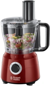 Кухонная машина Russell Hobbs Desire 600Вт, чаша-пластик, корпус-пластик, насадок-9, красный №7