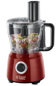 Кухонная машина Russell Hobbs Desire 600Вт, чаша-пластик, корпус-пластик, насадок-9, красный №8