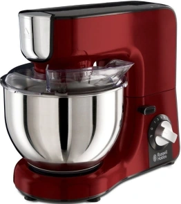 Кухонная машина Russell Hobbs Desire 1000Вт, чаша-металл, корпус-пластик, насадок-4, красный №1
