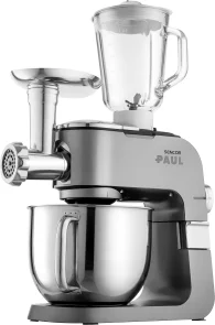 Кухонная машина Sencor Paul 1500Вт, чаша-металл, корпус-металл, насадок-20, металл №9