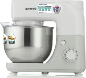 Кухонная машина Gorenje 800Вт, чаша-металл, корпус-металл, насадок-3, белый №3