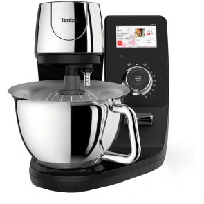 Кухонная машина Tefal I-Coach Touch, 1200Вт, чаша-металл, корпус-металл+пластик, дисплей, насадок-3, подкл. к смартфону, черный №2