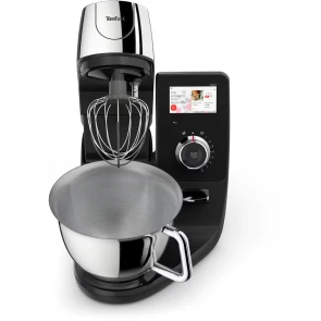 Кухонная машина Tefal I-Coach Touch, 1200Вт, чаша-металл, корпус-металл+пластик, дисплей, насадок-3, подкл. к смартфону, черный №4