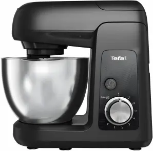 Кухонна машина Tefal Bake Partner 1100Вт, чаша-метал, корпус-пластик, насадок-8, чорний №4