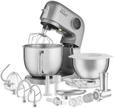 Кухонная машина Sencor Paul 2 1500Вт, чаша-металл, корпус-металл, насадок-20, металл