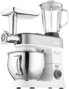 Кухонная машина Sencor 1200Вт, чаша-металл, корпус-пластик, насадок-19, белый №6