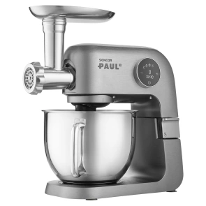 Кухонная машина Sencor Paul 2 1500Вт, чаша-металл, корпус-металл, насадок-20, металл №5