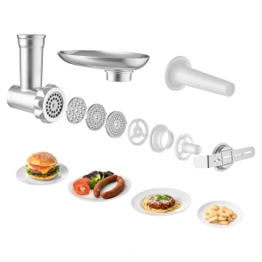 Кухонная машина Sencor Paul 2 1500Вт, чаша-металл, корпус-металл, насадок-20, металл №8